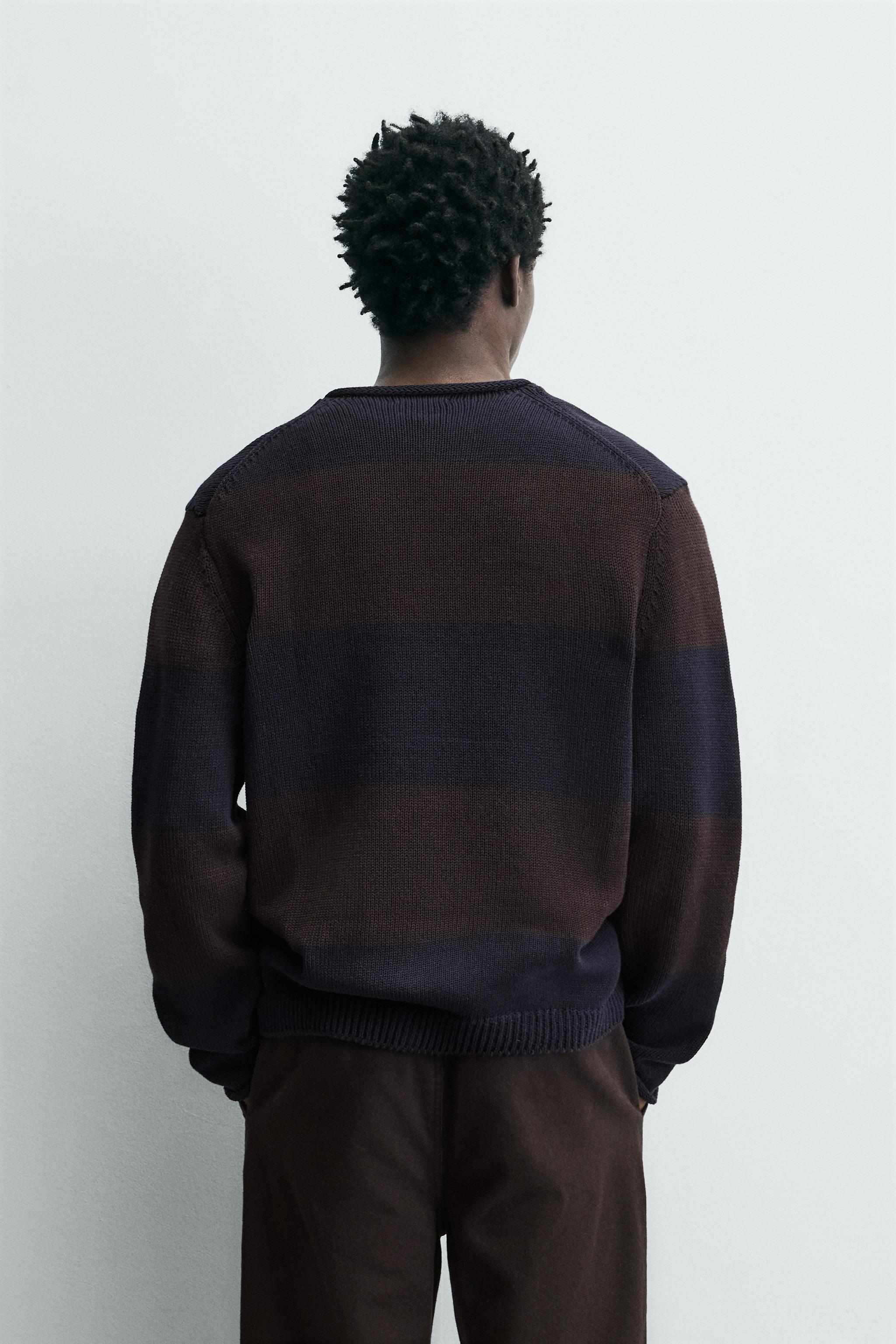 PULL EN JACQUARD À RAYURES